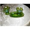 Image 1 : 3pc Cream n Sugar Carnival Glass
