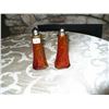 Image 1 : Carnival Glass Salt n Pepper Shakers
