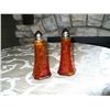 Image 2 : Carnival Glass Salt n Pepper Shakers