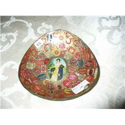 Vintage Cigarette Label Dish