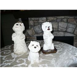 Dog Figurines (3)