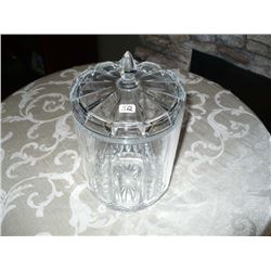 Clear Glass Ice Bucket