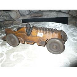 Hubley Car 1920-30's Cast Iron Toy Race Car