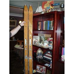 Vintage wood Skies Made in West Germany