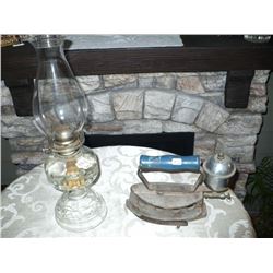 Coleman Iron / Oil Lamp