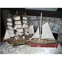 Wooden Toy Boats