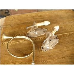 Vintage Horn / Candle Light Holder