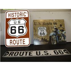 US Route 66 Signs (3)