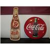 Image 1 : Pepsi Bottle Sign Coca-Cola Round Sign