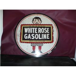 White Rose Gasoline Sign