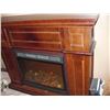 Image 3 : Yamaha Wooden Fireplace w/ Hidden Shelves in Side Panel