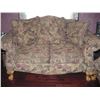 Image 2 : Lions Paw Couch & Love Seat 2 Wing Back Recliners