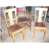 Image 1 : Wooden Chairs 1 Arm / 2 Standard