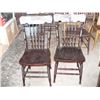 Image 1 : Wooden Chairs Set of 2