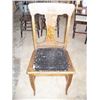 Image 1 : Wooden Chair Leather Seat