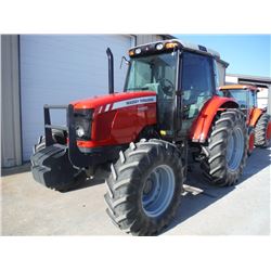 2010 MASSEY FERGUSON 5460 MFWD Farm Tractor, S/N V244038, 90 HP Perkins Diesel, 3PTH, PTO, Drawbar, 