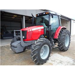 2010 MASSEY FERGUSON 5460 MFWD Farm Tractor, S/N V244057, 90 HP Perkins Diesel, 3PTH, PTO, Drawbar, 