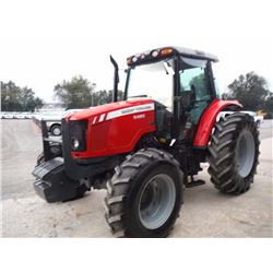 2010 MASSEY FERGUSON 5460 MFWD Farm Tractor, S/N V245023, 90 HP Perkins Diesel, 3PTH, PTO, Drawbar, 