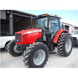 2010 MASSEY FERGUSON 5460 MFWD Farm Tractor, S/N V243057, 90 HP Perkins Diesel, 3PTH, PTO, Drawbar, 