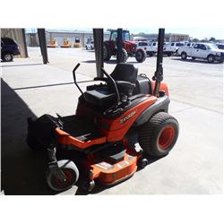 2007 KUBOTA ZD326S ZERO TURN Lawn Mower, S/N 12316, 60" Deck, Diesel Engine, Rollbar, Meter Reading 