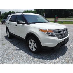 2011 FORD EXPLORER, S/N 1FMHK8B81BGA39555, 4x4, V6 gas, A/T, A/C, Odometer Reading 73,047 miles