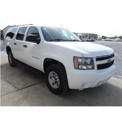 2010 CHEVROLET SUBURBAN, S/N 1GNZKLEGXAR163851, 4x4, V8 gas, A/T, AC, Odometer Reading 83,866 miles