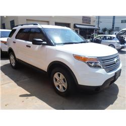 2013 FORD EXPLORER, S/N 1FM5K8B86DGC40888, 4x4, V6 Gas, A/T, AC, Odometer Reading, 78,178 miles