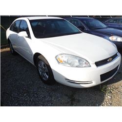 2008 CHEVROLET IMPALA, S/N 2G1WB58K389188515, V6 Gas, A/T, AC, Odometer Reading 214,549 miles