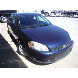 2008 CHEVROLET IMPALA, S/N 2G1WB58K981280260, V6 Gas, A/T, AC, Odometer Reading 196,880 miles
