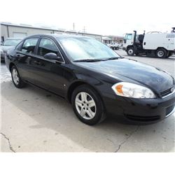 2008 CHEVROLET IMPALA, S/N 2G1WB58K081279689, V6 Gas, A/T, AC, Odometer Reading 203,877 miles