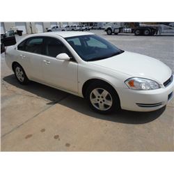 2008 CHEVROLET IMPALA, S/N 2G1WB58KX81279585, V6 Gas, A/T, AC, Odometer Reading 215,657 miles