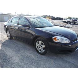 2008 CHEVROLET IMPALA, S/N 2G1WB58K589191187, V6 Gas, A/T, AC, Odometer Reading 221,103 miles