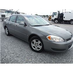 2008 CHEVROLET IMPALA, S/N 2G1WB58K689237285, V6 Gas, A/T, AC, Odometer Reading 227,399 miles