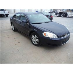 2008 CHEVROLET IMPALA, S/N 2G1WB58K589233471, V6 Gas, A/T, AC, Odometer Reading 202,894 miles
