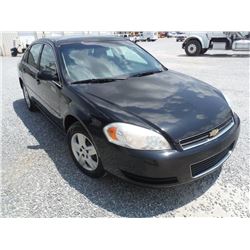 2008 CHEVROLET IMPALA, S/N 2G1WB58K189236898, V6 Gas, A/T, AC, Odometer Reading 231,549 miles
