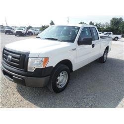 2011 FORD F150 PICKUP, S/N 1FTEX1CM9BFC07153, Ext Cab, V6 Gas, A/T, A/C, Odometer Reading 54,150 mil