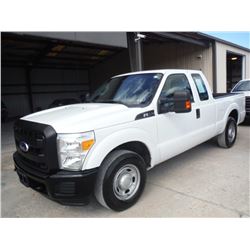 2011 FORD F250 PICKUP, S/N 1FT7X2A60BEC81800, Ext Cab, V8 Gas, A/T, AC, Odometer Reading 70,689 Mile