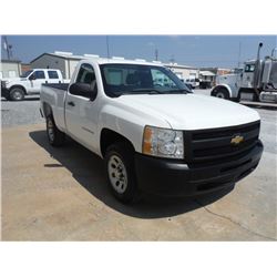 2011 CHEVROLET SILVERADO PICKUP, S/N 1GCNCPEA4BZ327815, V8 Gas, A/T, AC, Odometer Reading 50,714 mil