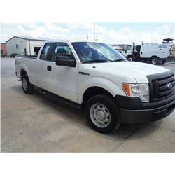 2011 FORD F150 PICKUP, S/N 1FTEX1CM5BFB46898, Ext Cab, V6 Gas, A/T, AC, Odometer Reading 54,616 mile