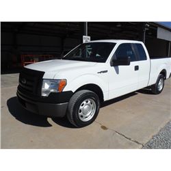 2011 FORD F150 PICKUP, S/N 1FTEX1CM2BFB46891, Ext Cab, V6 Gas, A/T, AC, Odometer Reading 62,471 mile