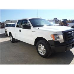 2011 FORD F150 PICKUP, S/N 1FTEX1CM4BFB46892, Ext Cab, V6 Gas, A/T, AC, Odometer Reading 59,171 mile