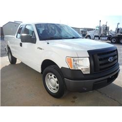 2011 FORD F150 PICKUP, S/N 1FTEX1CM5BFB17837, Ext Cab, V6 Gas, A/T, AC, Odometer Reading 48,874 mile