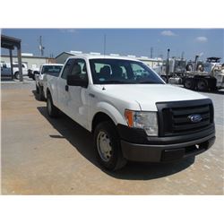 2011 FORD F150 PICKUP, S/N 1FTFX1CF0BFB05391, Ext Cab, V8 Gas, A/T, AC, Odometer Reading 58,733 Mile