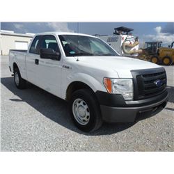 2011 FORD F150 PICKUP, S/N 1FTEX1CM4BFB17828, Ext Cab, V6 Gas, A/T, AC, Odometer Reading 57,903 mile