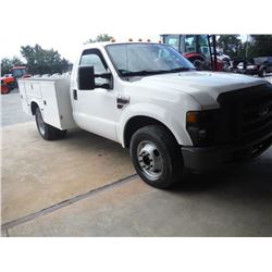 2009 FORD F350 SERVICE TRUCK, S/N 1FDWF36R29EA42018, Powerstroke Diesel, A/T, AC, Knapheide Service 