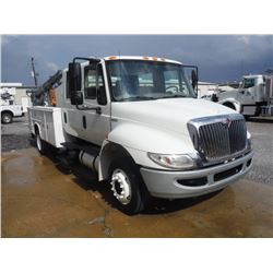 2011 INTERNATIONAL 4300 Service Truck, S/N 1HTJTSKL3BH369070, Crew Cab, V8 Diesel, A/T, AC, Mini Lig