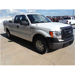 2010 FORD F150 PICKUP, S/N 1FTFX1CV5AFC63327, Extended Cab, V8 Gas, A/T, A/C, Odometer Reading 51,43