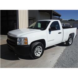 2009 CHEVROLET SILVERADO PICKUP, S/N 1GCEC14089Z173285, V8 Gas, A/T, A/C, Odometer Reading 61,219 mi
