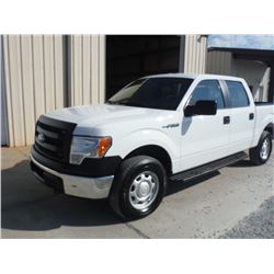 2013 FORD F150 PICKUP, S/N 1FTFW1EF4DKF06016, 4x4, Crew Cab, V8 Gas, A/T, AC, Odometer Reading 68,76