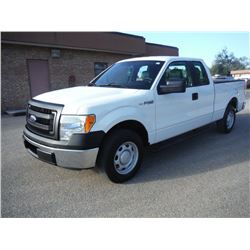 2013 FORD F150 PICKUP, S/N 1FTEX1CMXDFA80836, Ext Cab, V6 Gas, A/T, AC, Odometer Reading 56,473 mile